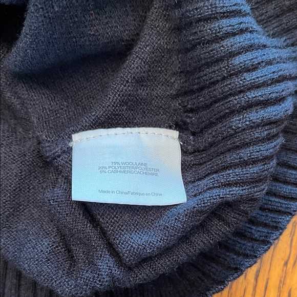 Tory Burch Black Crewneck Sweater with Iconic Logo - Picture 4 of 7